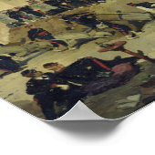 ヴィルジュイフの戦い，パリの戦い， 1870 ポスター (角)