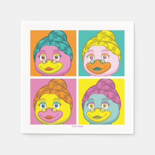 ヴィルディ・アーポップ・アートのト スタンダードカクテルナプキン (正面)