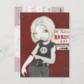 ヴィルニア – ゾンビパンクゴシック ポストカード (正面/裏面)