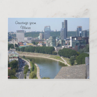 ヴィルニウスからの挨拶 ポストカード