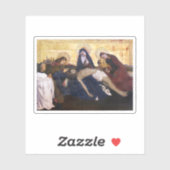 ヴィルヌーヴレーアヴィニョン広場ステッカーのピエタオブヴィルヌーヴレーズ シール (シート)