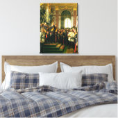 ヴィルヘルムのカイザー宣言 キャンバスプリント (インサイチュ (寝室))