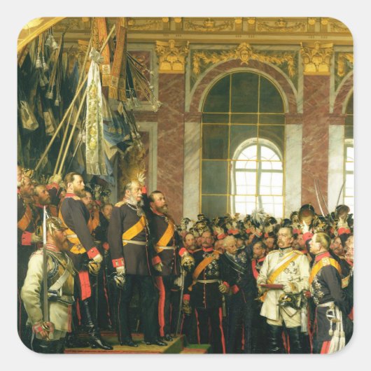 ヴィルヘルムのカイザー宣言 スクエアシール (正面)