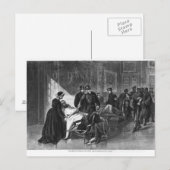 ヴィルヘルム国王の見舞い ポストカード (正面/裏面)