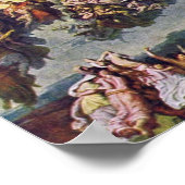 ヴィルヘルム・フォン・カウルバッハによるフン族の戦い ポスター (角)