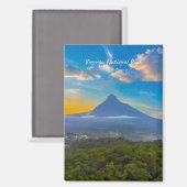 ヴィルンガ国立公園 コンゴ民主共和国 - 火山の平原 マグネット (正面/裏面)