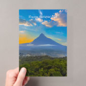 ヴィルンガ国立公園、コンゴ民主共和国 - 火山 アクリル招待状 (インサイチュ (ポータブル))