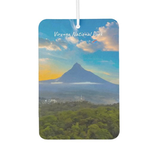 ヴィルンガ国立公園、コンゴ民主共和国 - 火山 カーエアーフレッシュナー (正面)
