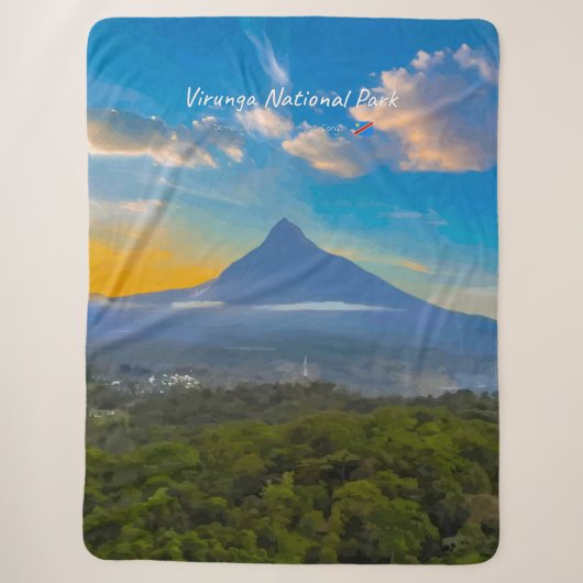 ヴィルンガ国立公園、コンゴ民主共和国 - 火山 シェルパブランケット (正面)