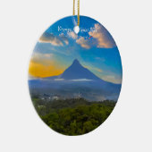 ヴィルンガ国立公園、コンゴ民主共和国 - 火山 セラミックオーナメント (右)