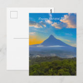 ヴィルンガ国立公園、コンゴ民主共和国 - 火山 ポストカード (正面/裏面)