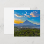 ヴィルンガ国立公園、コンゴ民主共和国 - 火山 招待状 (正面/裏面)