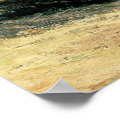 ヴィルヴィルでのレガッタ by ギュスターヴ・カイユボット ポスター (角)