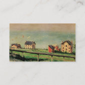 ヴィルヴィルでのレガッタ by ギュスターヴ・カイユボット 名刺 (裏面)