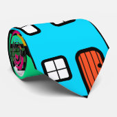 ヴィレカラフルッジムービングハウ実在スエステート ネクタイ (ロール)