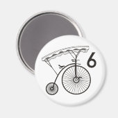 ヴィレガー6バッジ マグネット (正面/裏面)