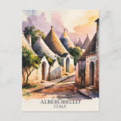 ヴィレッイタリアンドトゥルリヴィンテージアルベロベッロプグリア ポストカード (正面)