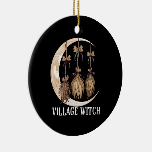 ヴィレッジウィッチゴシックオカルトウィッカ異教の自然 セラミックオーナメント (右)