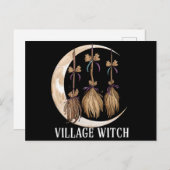 ヴィレッジウィッチゴシックオカルトウィッカ異教の自然 ポストカード (正面/裏面)