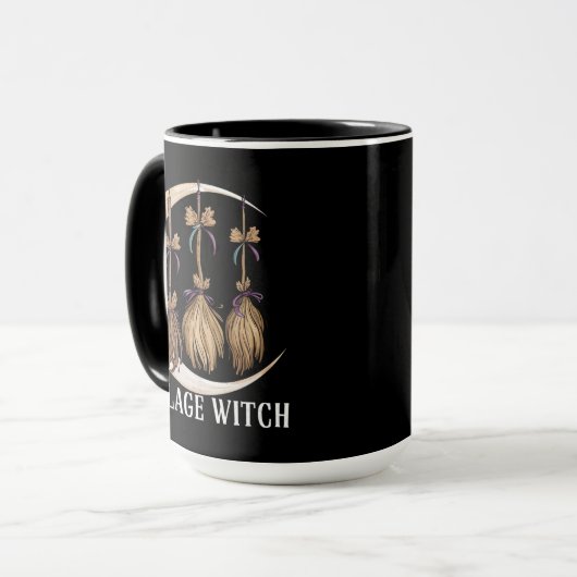 ヴィレッジウィッチゴシックオカルトウィッカ異教の自然 マグカップ (正面左)