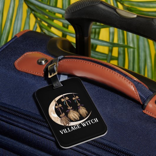 ヴィレッジウィッチゴシックオカルトウィッカ異教の自然 ラゲッジタグ (正面インサイチュ1)