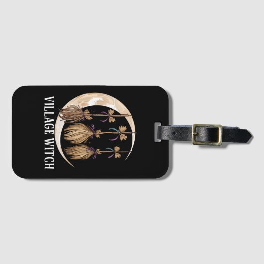 ヴィレッジウィッチゴシックオカルトウィッカ異教の自然 ラゲッジタグ (正面横)