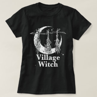 ヴィレッジウィッチゴシックオカルトウィッカ異教の自然 Tシャツ