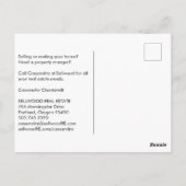 ヴィレッジウォーターカラー実在エステートブローカーエージェントLeasin ポストカード (裏面)