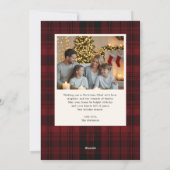 ヴィレッジクリスマスアールヌーボーヴィンテージ写真 シーズンカード (裏面)