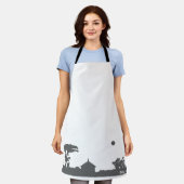 ヴィレッジシーン エプロン (着用した状態)