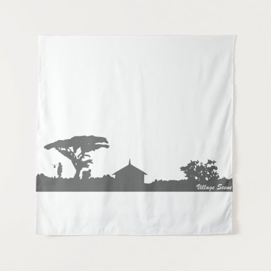 ヴィレッジシーン タペストリー (正面)