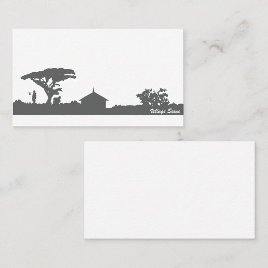 ヴィレッジシーン 名刺 (正面/裏面)