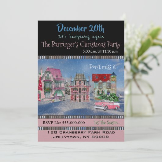 ヴィレッジジャグースクリスマスパーティー 招待状 (スタンド正面)