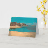 ヴィレッジバイザシーインブリタニーbyオディロン・レドン カード (黄色い花)