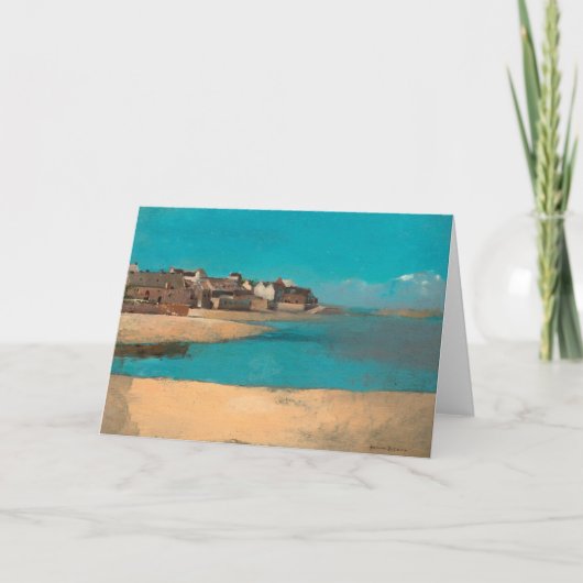 ヴィレッジバイザシーインブリタニーbyオディロン・レドン カード (正面)