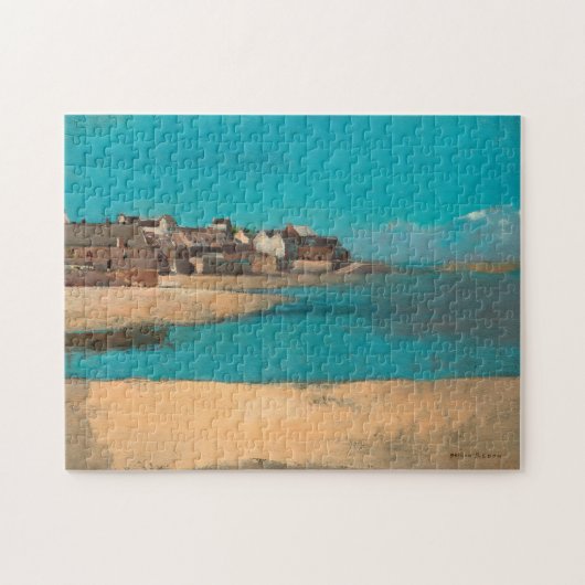 ヴィレッジバイザシーインブリタニーbyオディロン・レドン ジグソーパズル (横)