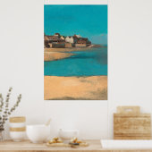 ヴィレッジバイザシーインブリタニーbyオディロン・レドン ポスター (キッチン)