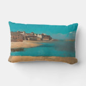 ヴィレッジバイザシーインブリタニーbyオディロン・レドン ランバークッション (裏面)