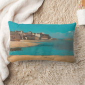 ヴィレッジバイザシーインブリタニーbyオディロン・レドン ランバークッション (ブランケット)