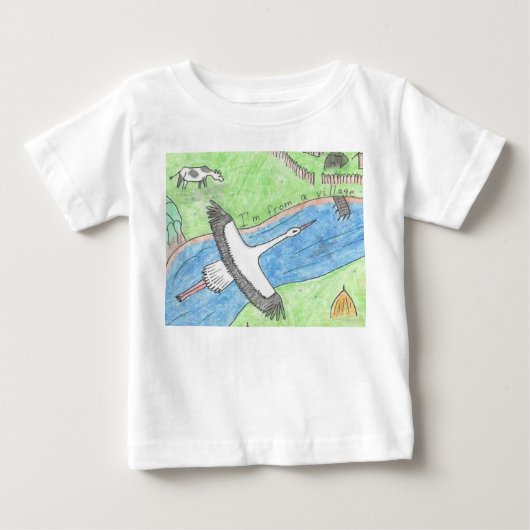 ヴィレッジバイブス ベビーTシャツ (正面)