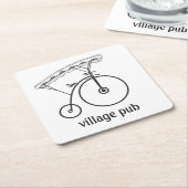 ヴィレッジパブ スクエアペーパーコースター (アングル)
