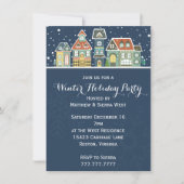ヴィレッジホームズウィンタースノーシーンホリデーパーティー 招待状 (正面)