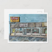 ヴィレッジワインズハンド絵を描ハガキ ポストカード (正面/裏面)