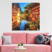 ヴィレッジ夕べ キャンバスプリント (インサイチュ (リビング))