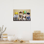 ヴィレッジ猫ちゃん ポスター (キッチン)