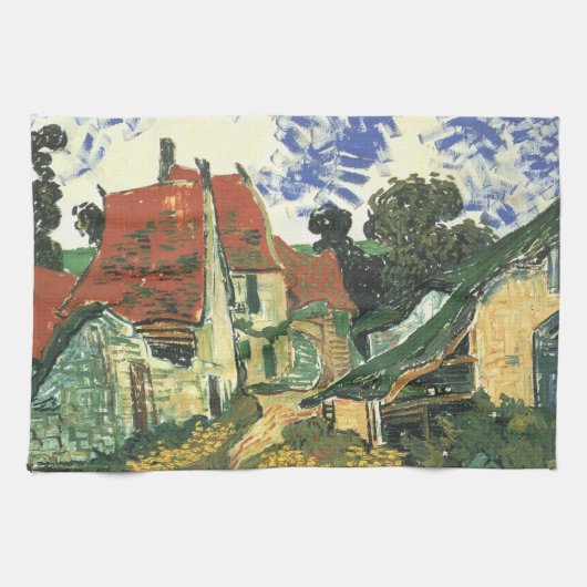 ヴィレッジ通りインオーバーズバイビンセントヴァンゴッホ キッチンタオル (横)