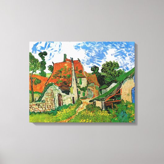 ヴィレッジ通りインセントバンゴッホ キャンバスプリント (正面)