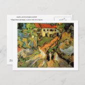 ヴィレッジ通りステップツー姿バンゴッホファインアート ポストカード (正面/裏面)