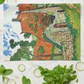 ヴィレッジ通りバイビンセントバンゴッホ キッチンタオル (折り畳み)