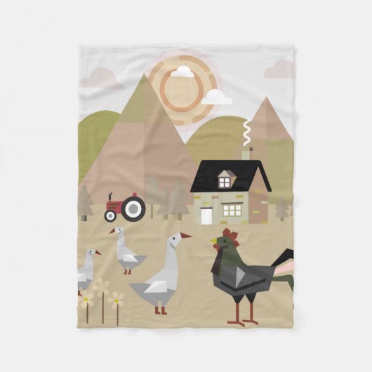 ヴィレッジ フリースブランケット (正面)